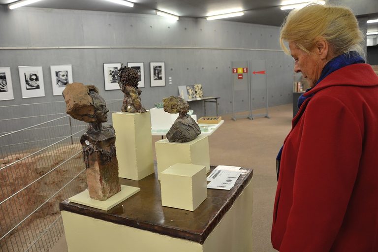 Vernissage der Werkform-Jahresausstellung - 09. Oktober 2015 - Trierer Viemarktthermen - Bilder: Constanze Knaack-Schweigstill