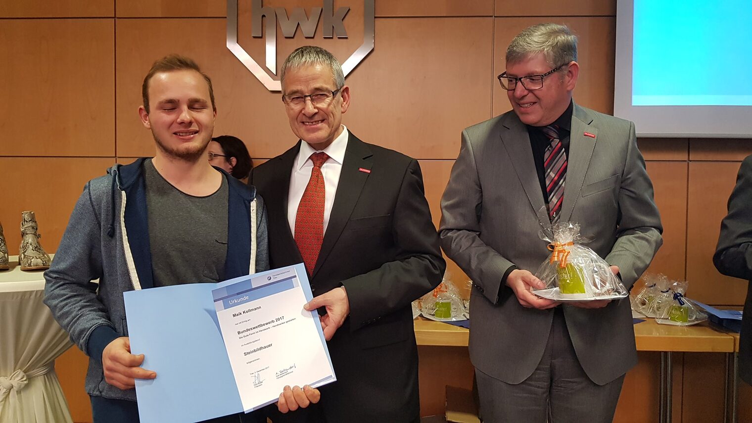 Abschlussfeier Praktischer Leistungswettbewerb 9