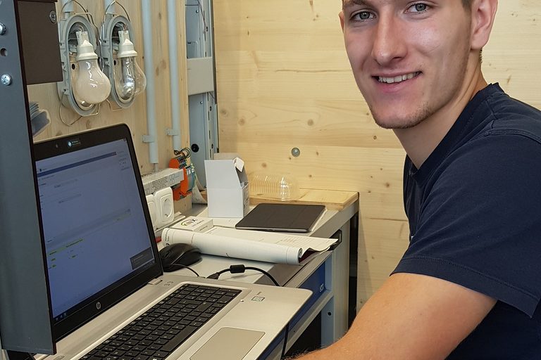 Jannik Görzen (HWK Trier), 3. Landessieger der Elektroniker