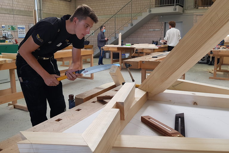 Fabian Thielen (HWK Trier) 2. Landessieger der Zimmerer