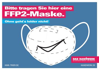 Plakat FFP2 Maske