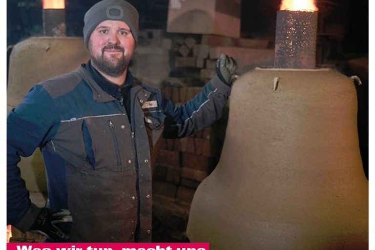 Das Meisterstück von Julius Maas soll in der St. Lambertuskapelle in Morschenich­-Neu (Nordrhein-­Westfalen) zum Einsatz kommen. Man darf sich schon auf den ersten Glocken­schlag "Made in Brockscheid" freuen!Bestmeister 2020/2021