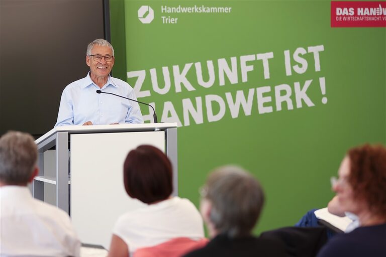 Rudi Müller, Präsident der HWK Trier.