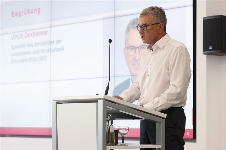 Ulrich Dexheimer, Sprecher des Vorstandes der Investitions- und Strukturbank Rheinland-Pfalz (ISB).
