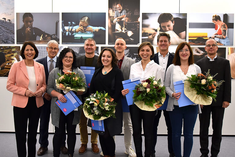 Gruppenbild Fotoausstellung Handwerk attraktiv